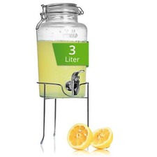 Getränkespender Glas mit