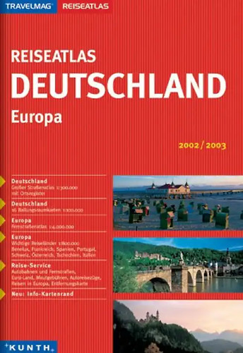 Reiseatlas deutschland europa - reiseatlas,