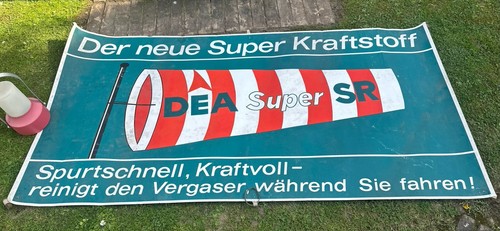 Dea tankstelle werbeschild - dea,