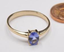Solitär Tansanit Ring groß