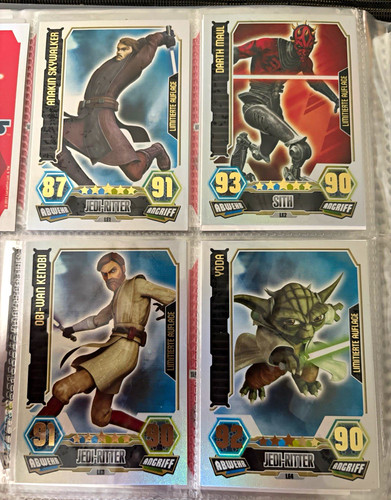 Topps star wars force attax - force,