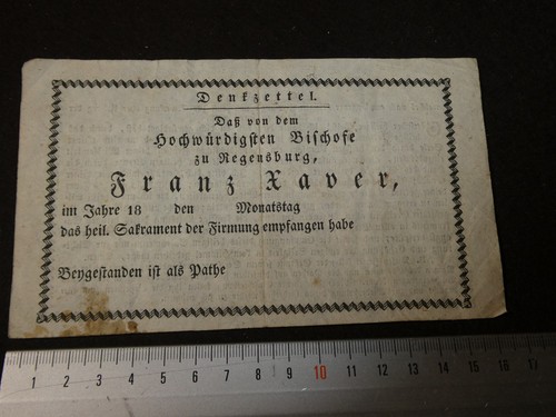 Andachtsbild holy card - andachtsbild,