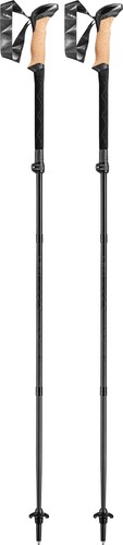 Leki black series carbon - black, fx