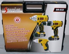 Boxer SR-032 Werkzeug  Schlagschrauber Bohrmaschine Akkuschrauber 2x Akku 24,4V