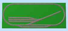 Plastische HO Eisenbahnstrecke