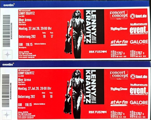 Lenny kravitz konzerttickets - kravitz,
