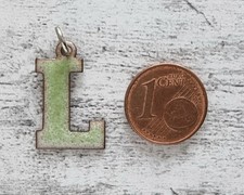 Retro Anhänger L Buchstabe