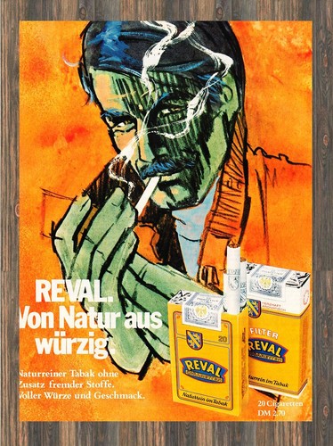 Reval reklame werbeanzeige - -,