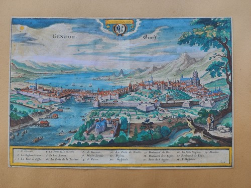 Schweiz 1635 karte genf - schweiz,