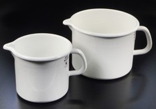 MILCHTOPF weiß RIESS Emaille