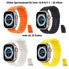 ?Silikon Armband Sport LOOP Ocean?für Apple Watch Ultra 11/10/9/8/7-1 -38-49