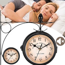 Doppelwanduhr Retro Wanduhr