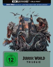 Jurassic World Trilogy - 4K Ultra HD Blu-ray + Steelbook # UHD+BD-NEU