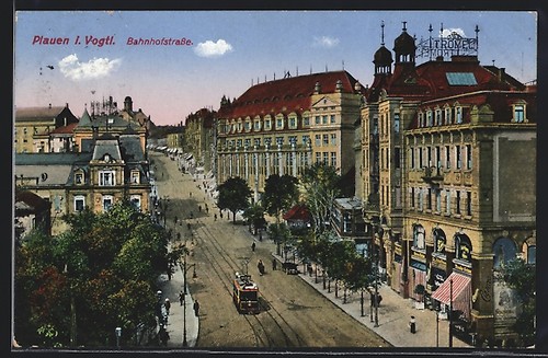 Plauen vogtland - ak, /