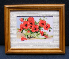Puppenhaus Mohnblumen IN Schuh