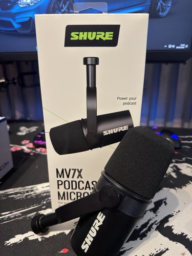 Shure mv7x xlr podcast - xlr,