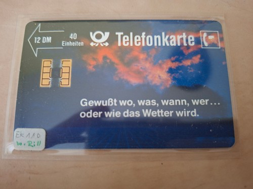 Telefonkarte a 9 89 - ,