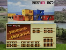 Kibri 11970 10116 H0 Bausatz Conainer + Schwerlastanhänger OVP (VH) C0990