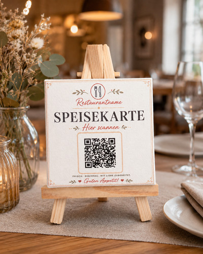 Code aufsteller speisekarte - code,