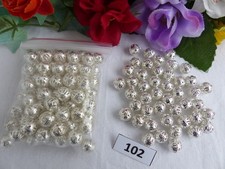 50 Metallperlen Draht Perle 8