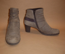 Gabor Stiefeletten Grösse 41 (UK-7,5)  in Grau Echtleder