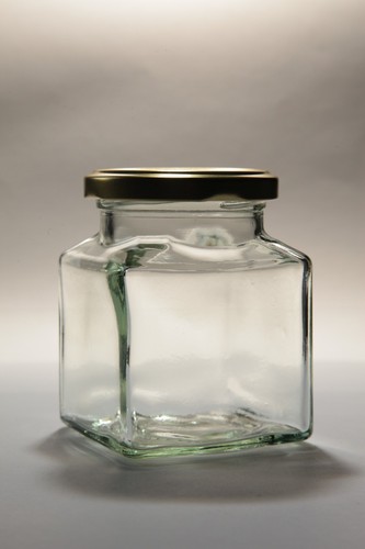 200g quadratisches glas - 200g,