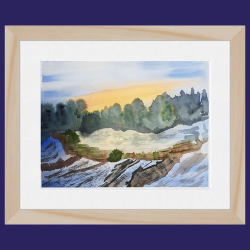 Original bild aquarell - original,
