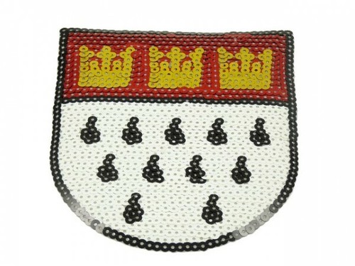Pailletten bügelbild wappen - pailletten,