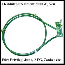 357042405 AEG Original verpackt Privileg 2000 W Umluft Heißluft Heizelement