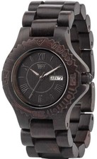 WeWOOD Roman Black Quarzwerk Unisex-Armbanduhr