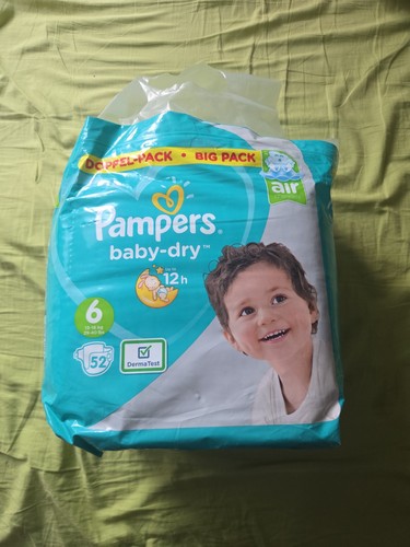 Pampers baby dry - pampers, 52stk