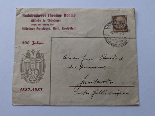 Deutsches reich firmenbrief - deutsches,
