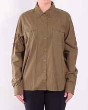 mbyM Damen Hemd Shirt Freizeithemd Gr.40/42 im Military-Stil Grün 120955