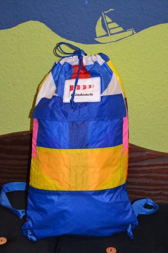 Rucksack aus segel und - , segel-