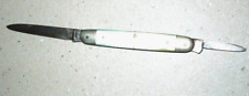 *Taschenmesser, Klappmesser vintage, Griff Perlmutt weiß, 8 cm geschlossen, gut