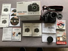 Canon EOS 1100D Digitale Spiegelreflexkamera -Schwarz (Kit mit EF-S 18-55 mm)