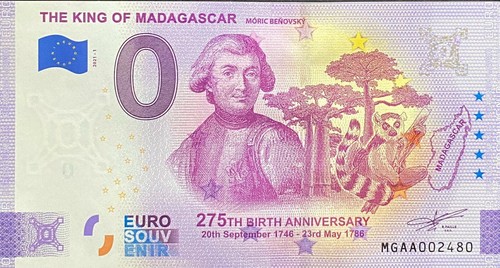 Euro schein the king - 0,