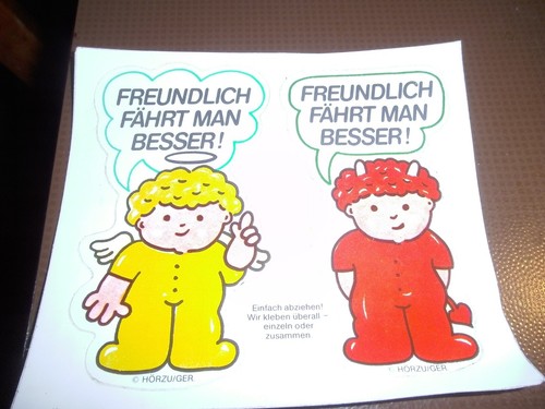 Aufkleber engelchen und - -,