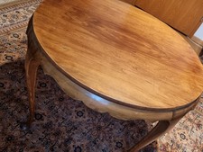 Couchtisch rund Chippendale Stil  40er/ 50er Jahre 90 cm Vintage