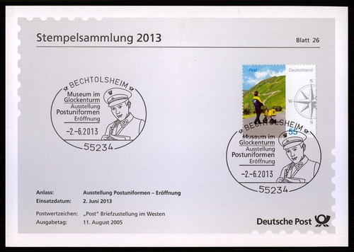 Brd sonderstempel blatt - brd, sonderstempel-blatt