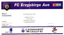 Ticket 2. BL Erzgebirge Aue - Eintracht Trier 2004/05