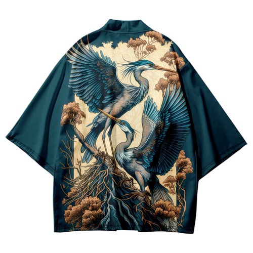 Herren kimono mantel jacke - herren,
