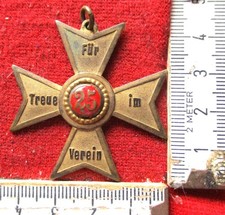 alter Orden Abzeichen Königreich Sachsen Reservisten um 1900 Hoflieferant Treue