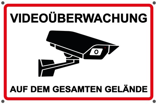 Achtung videoüberwachung - achtung,
