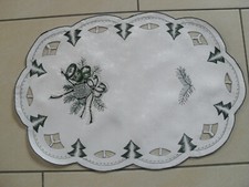 kleine ovale Decke, Tischdecke, Deckchen, Deko, Zierdeckchen, Weihnachten, super