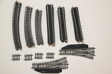 Märklin, H0, Konvolut, K-Gleise,  35 Gleise, 2 Weichen, siehe Beschreibung