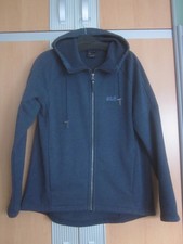 Jack Wolfskin Damen Jacke Fleece Gr. L blau Kapuze 42/44 nanuk 300 warm Outdoor