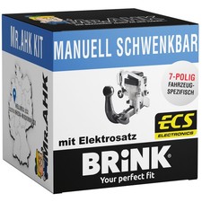 Brink Anhängerkupplung schwenkbar für VW Tiguan I 07-16 mit 7polig spezi.