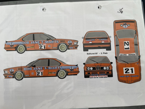 D36 decal bmw 635 - d36,