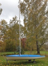 Segeljolle La Prairie Model "Surf" mit Slipwagen, gebraucht, segelbereit